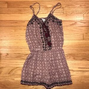 American Eagle Patterned Romper